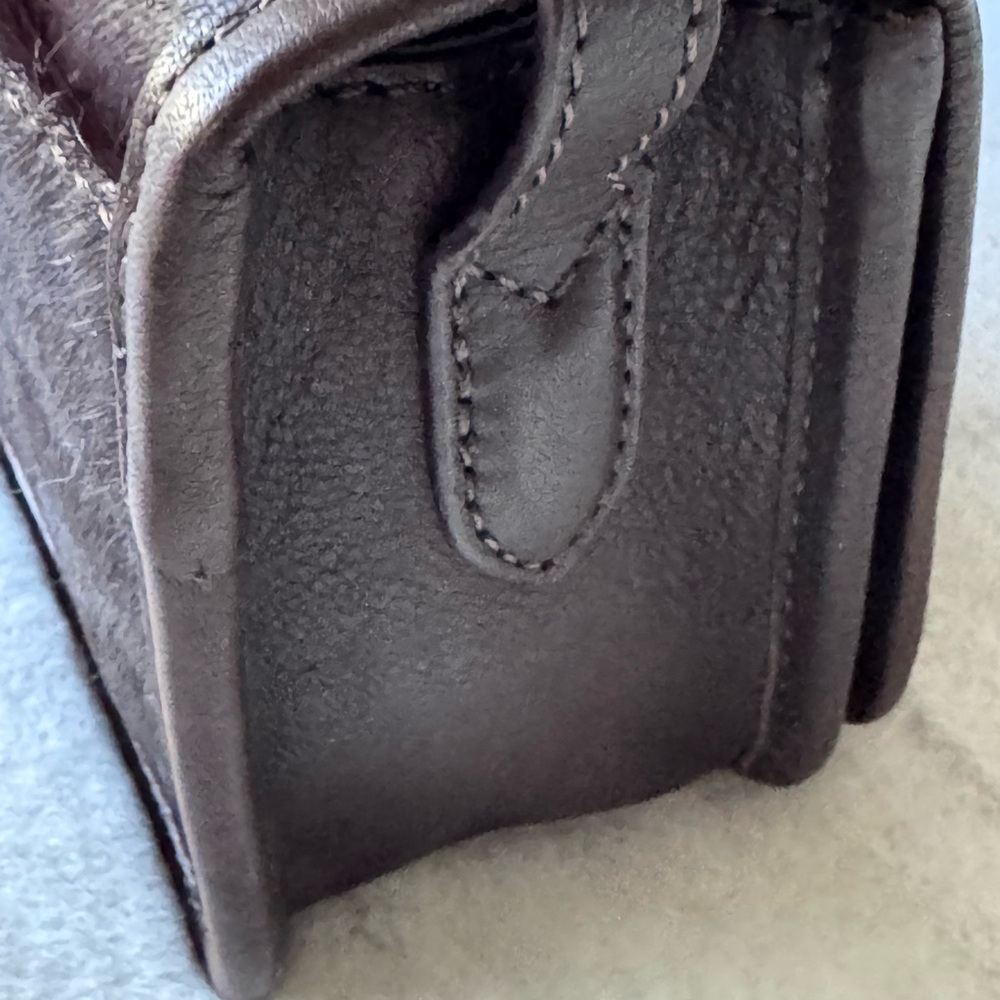 Margot Chic Brown Leather and Calf Hair Crossbody Bag - Picture 10 of 10